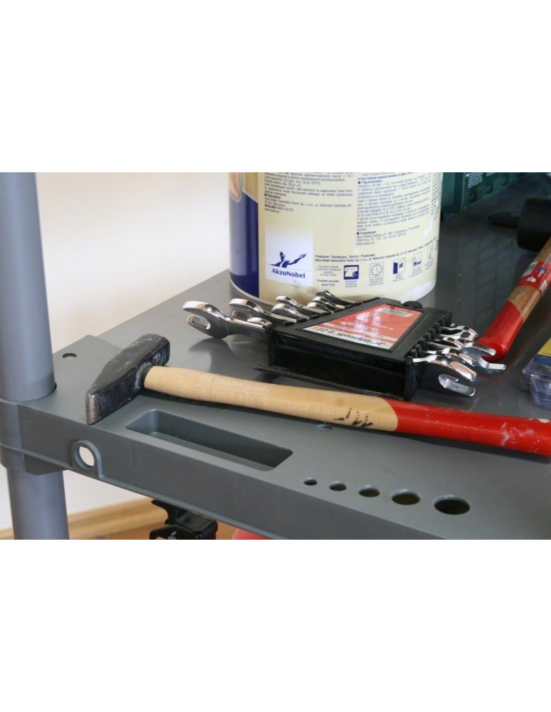 Jupiter-6 - Regał plastikowy Jupiter-6 222x140x46 szary - product MODO24.PL 2