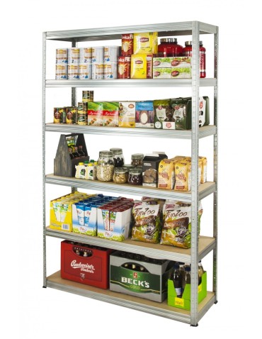 Regał metalowy Helios 196x110x30_6_Z - 175 kg / na półkę