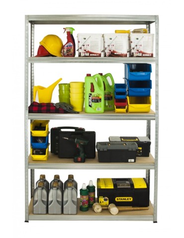 wysokość 196 - Regał metalowy Helios 196x110x40_5_Z - 175 kg / na półkę - product 5