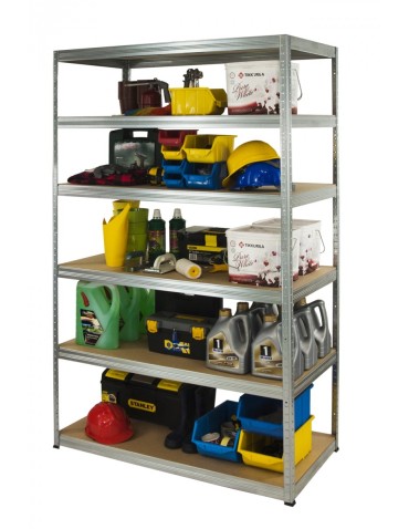 Regał metalowy Helios 196x110x45_6_Z - 175 kg / na półkę