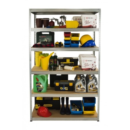 Regał metalowy Helios 196x110x60_6_Z - 175 kg / na półkę