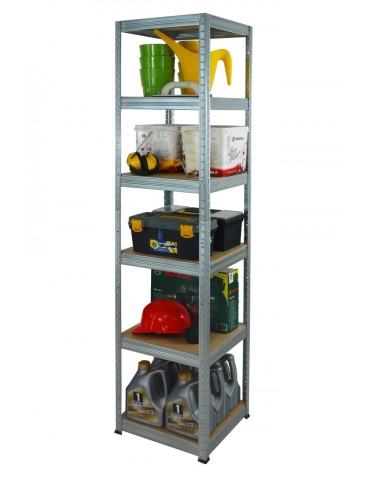 wysokość 196 - Regał metalowy Helios ocynk 196x40x40_6 - 175 kg / na półkę - product 4