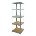 Regał metalowy Helios ocynk 196x50x50_5 - 175 kg / na półkę