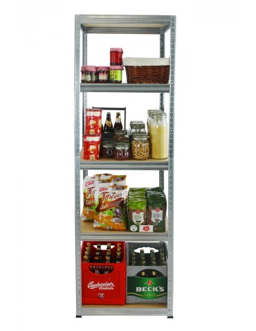 wysokość 196 - Regał metalowy Helios ocynk 196x50x50_5 - 175 kg / na półkę - product 5