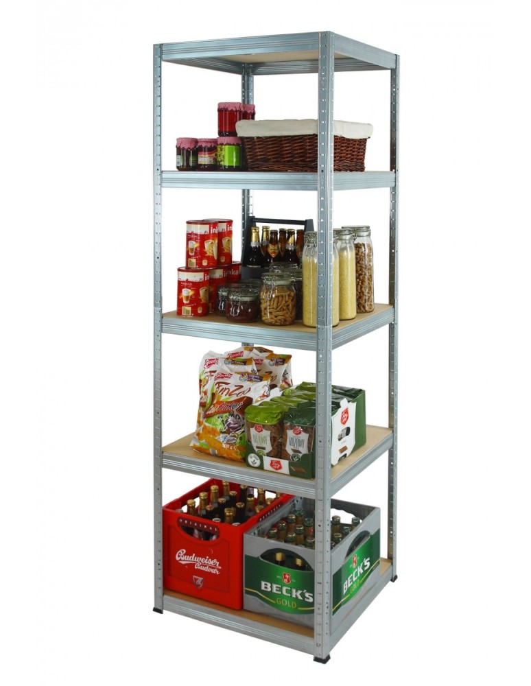 wysokość 196 - Regał metalowy Helios ocynk 196x60x60_5 - 175 kg / na półkę - product MODO24.PL 4