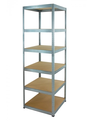 Regał metalowy Helios ocynk 196x60x60_6 - 175 kg / na półkę