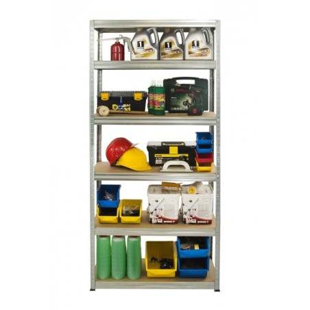 Regał metalowy Helios 196x100x30_6_Z - 175 kg / na półkę