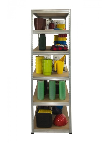 wysokość 196 - Regał metalowy Helios 196x120x45_6_Z - 175 kg / na półkę - product 3