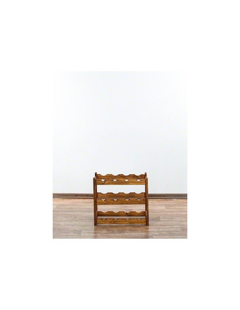 Otwarte regały alkoholowe RW-1 - Sosnowy regał na wino RW-1-12 W kolorze olchy - product MODO24.PL 4