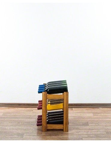 Otwarte regały alkoholowe RW-1 - Sosnowy regał na wino RW-1-12 W kolorze olchy - product 5