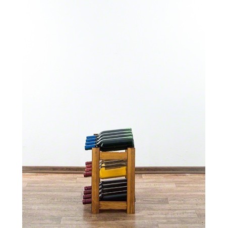 Sosnowy regał na wino RW-1-12 W kolorze olchy