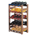 Sosnowy regał na wino RW-1-20 ▪ W kolorze brązowym