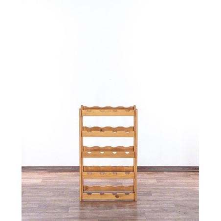 Sosnowy regał na wino RW-1-20 ▪ W kolorze olchy