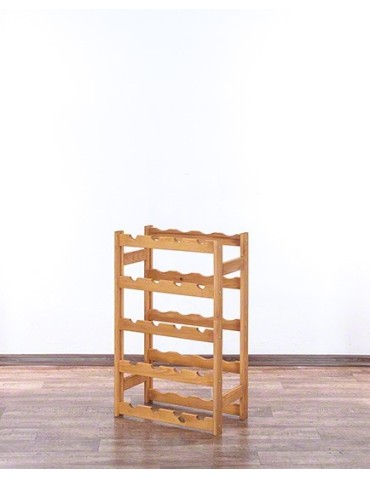 Otwarte regały alkoholowe RW-1 - Sosnowy regał na wino RW-1-20 ▪ W kolorze olchy - product 2