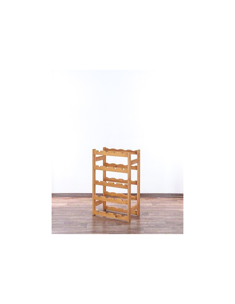 Otwarte regały alkoholowe RW-1 - Sosnowy regał na wino RW-1-20 ▪ W kolorze olchy - product MODO24.PL 2