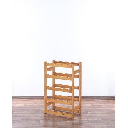 Sosnowy regał na wino RW-1-20 ▪ W kolorze olchy