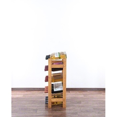 Sosnowy regał na wino RW-1-20 ▪ W kolorze olchy