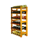 Sosnowy regał na wino RW-1-30 ▪ W kolorze olchy