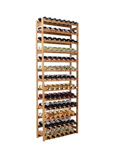 Sosnowy regał na wino RW-1-91 ▪ W kolorze olchy