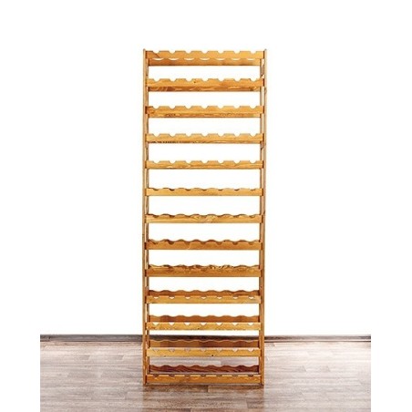 Sosnowy regał na wino RW-1-91 ▪ W kolorze olchy