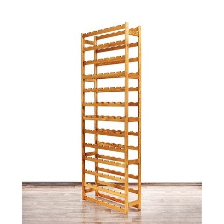 Sosnowy regał na wino RW-1-91 ▪ W kolorze olchy