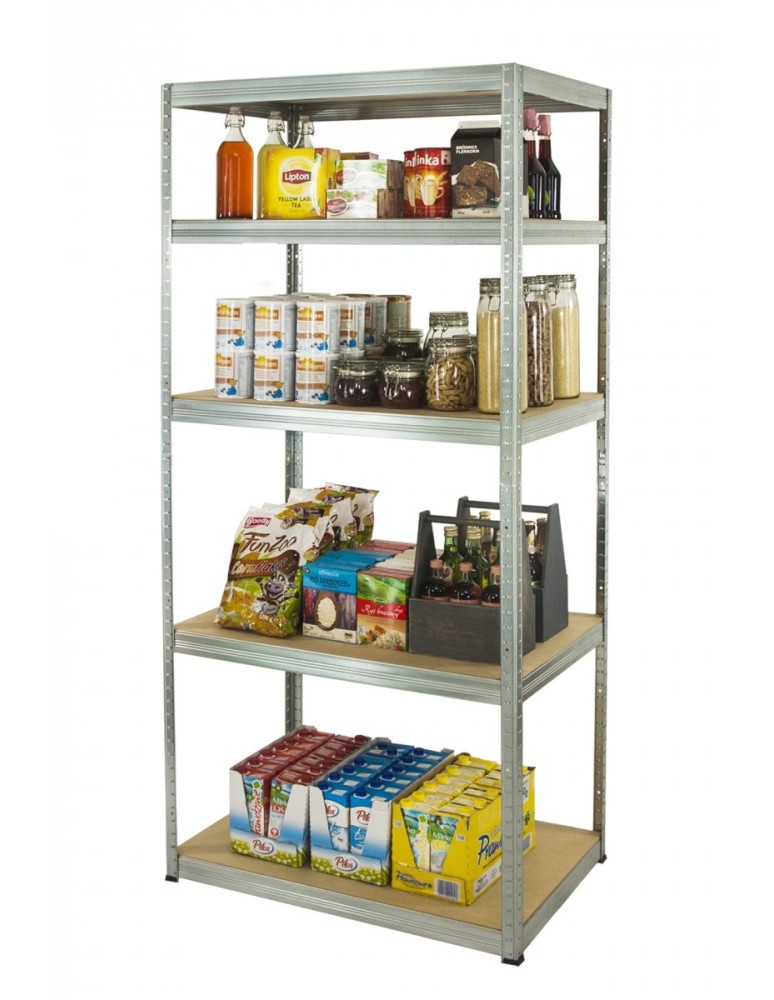 wysokość 213 - Regał metalowy Helios 213x90x50_5_Z - 175 kg / na półkę - produkt MODO24.PL 1