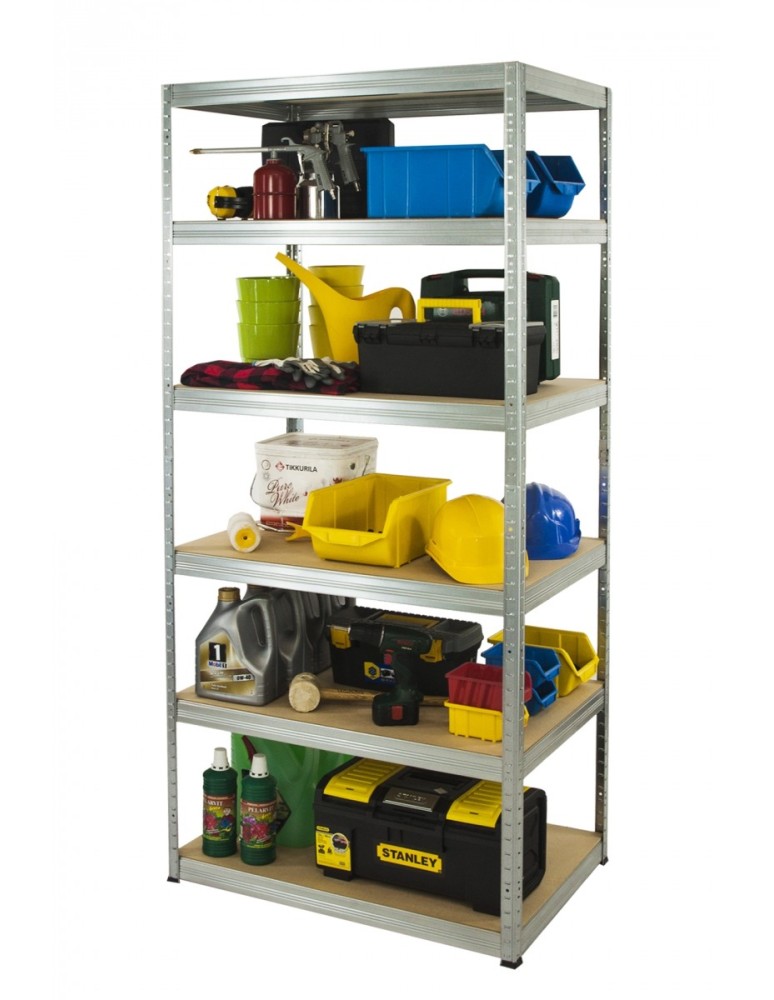 wysokość 213 - Regał metalowy Helios 213x90x60_6_Z - 175 kg / na półkę - produkt MODO24.PL 1