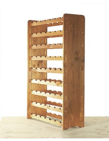 Klasyczne regały do wina RW-3 - Regał na wino RW-3-63 Olchowy - product 3