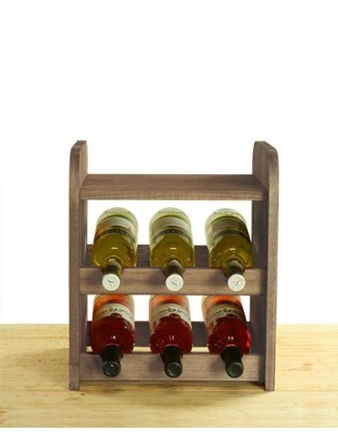 Regał na wino RW-3-6P Brązowy - product 2
