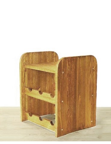 Regał na wino RW-3-6P Olchowy