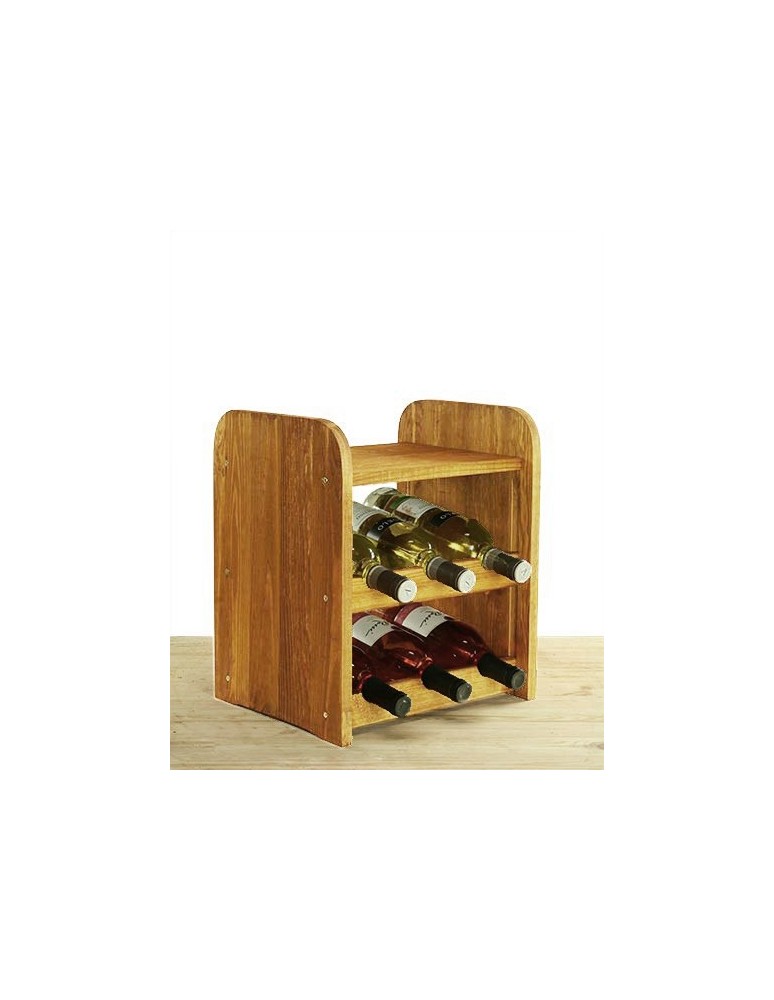 Klasyczne regały do wina RW-3 - Regał na wino RW-3-6P Olchowy - product MODO24.PL 3
