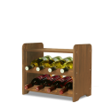 Regał na wino RW-3-8P Brązowy