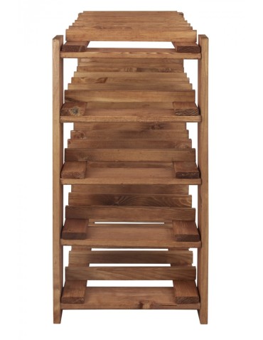 Regał na wino RW-51-1 64x80x30 cm w kolorze olchy - product 2