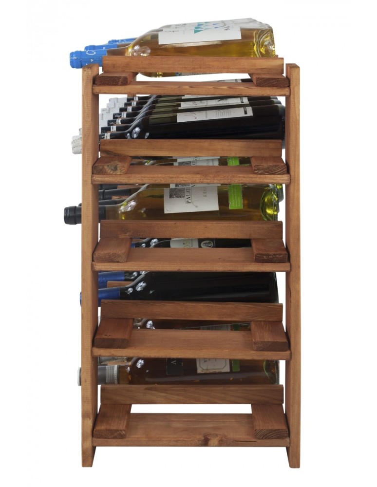 Seria RW-5 - Regał na wino RW-51-1 64x80x30 cm w kolorze olchy - product MODO24.PL 2