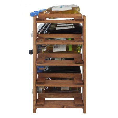 Regał na wino RW-51-1 64x80x30 cm w kolorze olchy