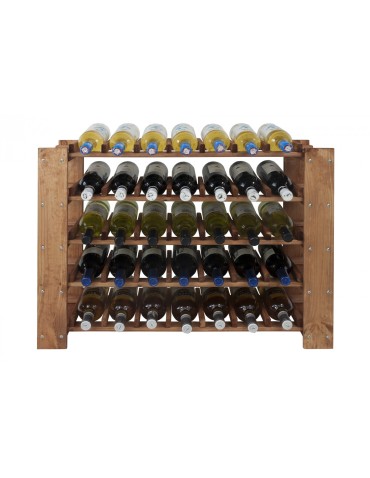 Seria RW-5 - Regał na wino RW-51-1 64x80x30 cm w kolorze olchy - product 5