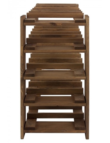 Regał na wino RW-51-1 64x80x30 cm w kolorze brązowym - product 2