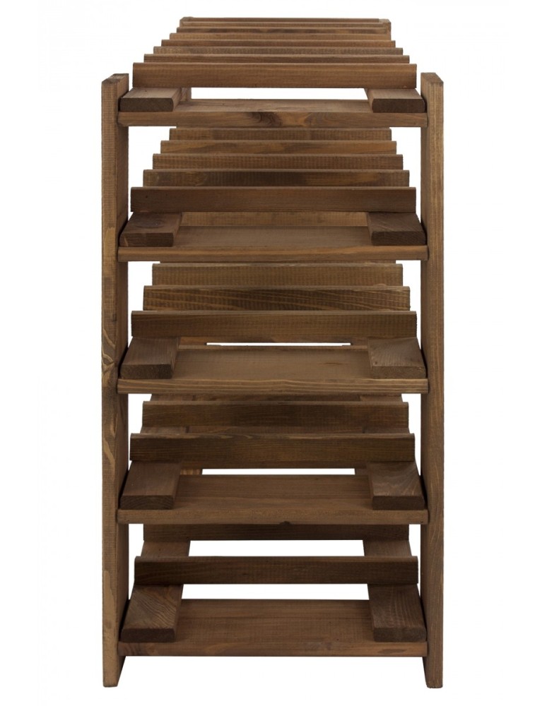 Seria RW-5 - Regał na wino RW-51-1 64x80x30 cm w kolorze brązowym - product MODO24.PL 1