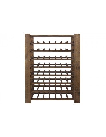 Regał na wino RW-5-2 110x80x30 cm w kolorze brązowym - product 2