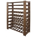 Regał na wino RW-5-2 110x80x30 cm w kolorze brązowym