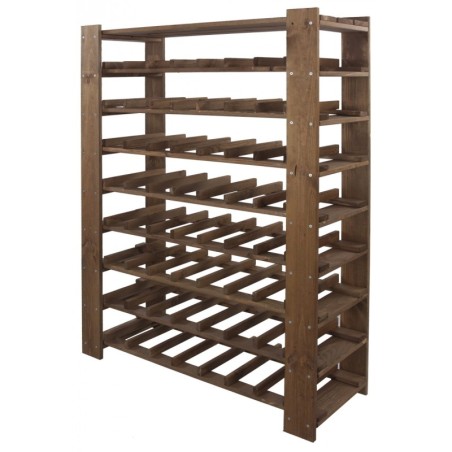 Regał na wino RW-5-2 110x80x30 cm w kolorze brązowym