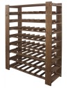 Regał na wino RW-5-2 110x80x30 cm w kolorze brązowym