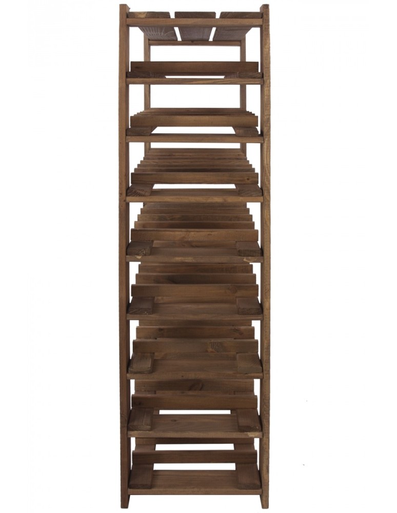 Seria RW-5 - Regał na wino RW-5-2 110x80x30 cm w kolorze brązowym - product MODO24.PL 3