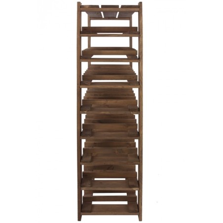 Regał na wino RW-5-2 110x80x30 cm w kolorze brązowym