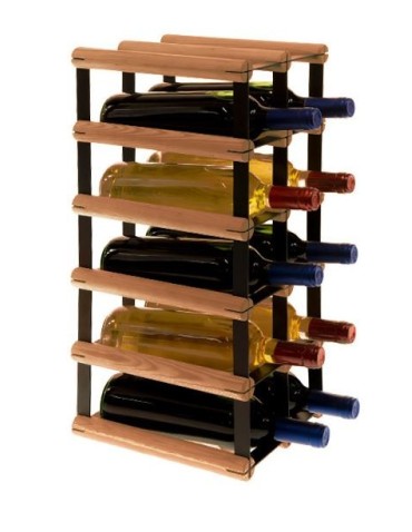 Stojak · 10 butelek RW-8 2x5 czerń·brąz