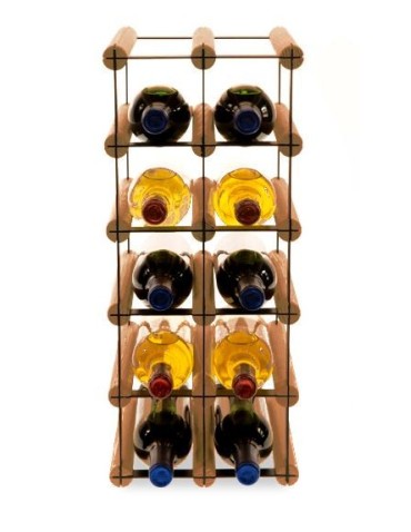 Stojak · 10 butelek RW-8 2x5 czerń·brąz - product 2