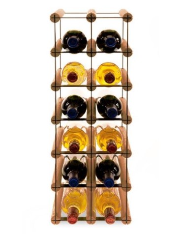 Stojak · 12 butelek RW-8 2x6 czerń·brąz - product 2