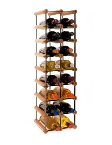 Stojak · 14 butelek RW-8 2x7 czerń·brąz - product 2