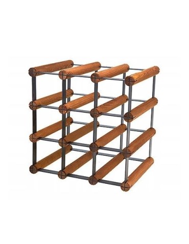 Stojak · 9 butelek RW-8 3x3 czerń·brąz - product 2