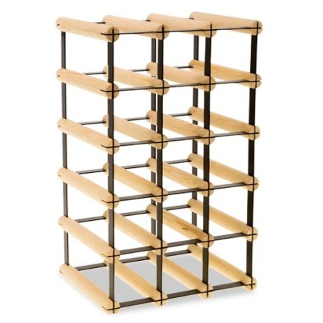 Stojak · 15 butelek RW-8 3x5 czerń·brąz